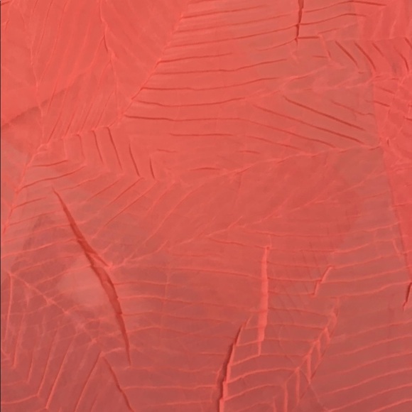 💛4 for $25 - Boho leaf textured button down sheer blouse. L/XL - Picture 8 of 8